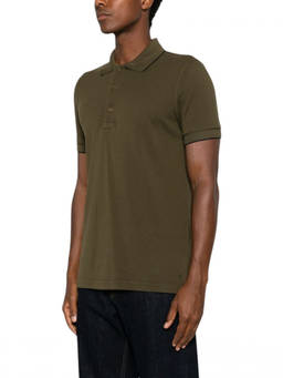 Tom Ford - Green Shirt Collar Polo T-Shirt (M)