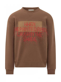 JW Anderson - Brown Crew Neck Sweatshirt