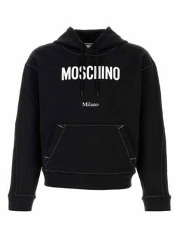 Moschino - Black Regular Logo Hoodie