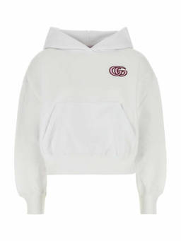 Gucci - White Logo Hoodie