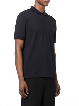 Giorgio Armani - Navy Blue Logo Polo T-Shirts