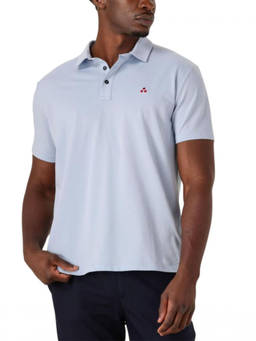 Peuterey - Light Blue Logo Polo T-Shirts