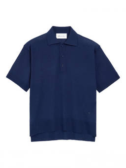AMI Paris - Royal Blue Logo Polo T-Shirts