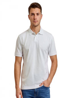 Boss - White Shirt Collar Polo T-Shirts
