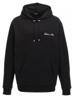 BALMAIN - Black Balmain Signature Hoodie