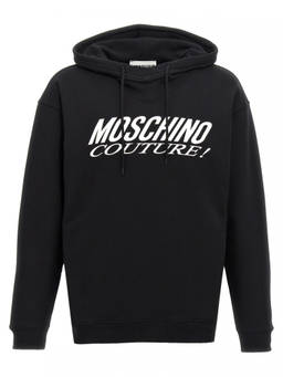 Moschino - Black Logo Print Hoodie