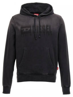 Diesel - Black S-Ginn-Hood-K44 Hoodie