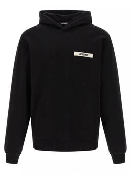 JACQUEMUS - Blackle Hoodie Gros Grain' Sweatshirt (S)
