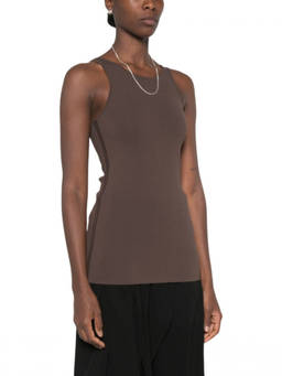 Toteme - Brown Knitted Tank Top