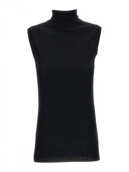 Sportmax - Black Turtle Neck Top
