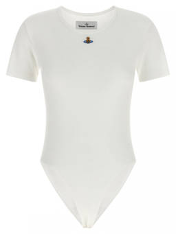 Vivienne Westwood - White Orb Bas Relief Bodysuit