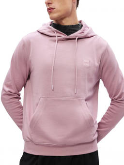 Boss - Pink Solid Pullover Hoodie (2XL)