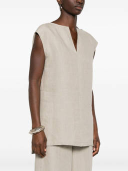 Max Mara - Beige Colombo Sleeveless Top