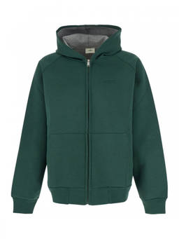 Autry - Green Logo Hood Sweatshirt