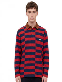 Wales Bonner - Multicolour Stripes Shirt Collar Polo T-Shirt