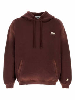 Golden Goose - Red Logo Relaxed Hoodie