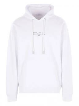 OFF-WHITE - White Printed Regular Hoodie