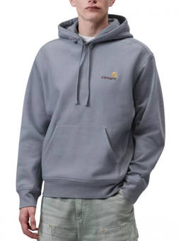 Carhartt - Blue Relaxed Logo Hoodie