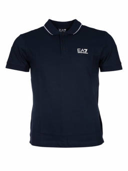 EA7 Emporio Armani - Navy Blue Regular Fit Polo T-Shirt (S)