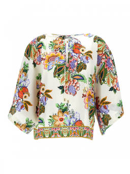 Etro - White Printed Top (S)