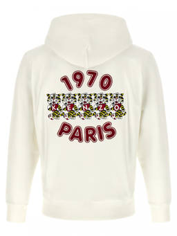 Kenzo - White Embroidered Logo Hoodie