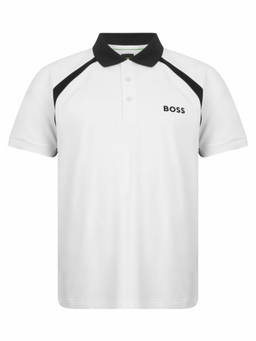 Boss - White Slim Fit Polo T-Shirt