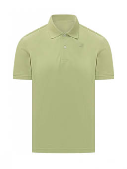 K-Way - Green Logo Shirt Collar Polo T-Shirt