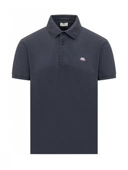 Etro - Dark Blue Logo Shirt Collar Polo T-Shirt (2XL)