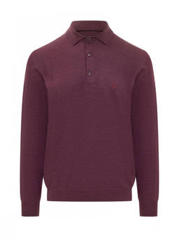 Etro - Purple Solid Shirt Collar Polo T-Shirt