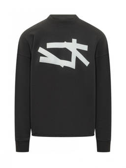 44 Label Group - Black Crew Neck Sweatshirt
