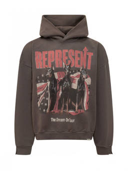 REPRESENT - Brown Graphic Hoodie (S)