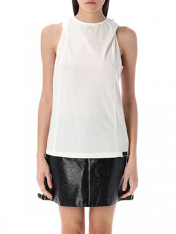 Courreges - White Hooded Tank Top
