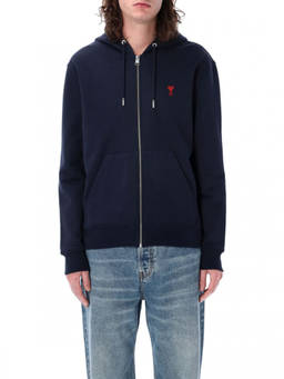 AMI Paris - Blue Zip-Up Hoodie