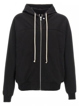 Rick Owens - Black Solid Hooded Sweatshirt