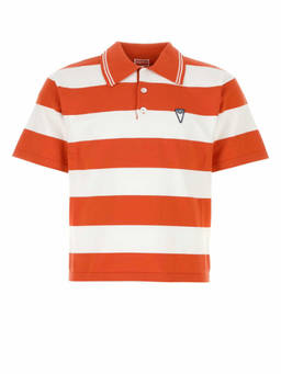 Kenzo - Orange Striped Polo T-Shirt (S)