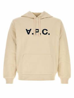 A.P.C. - Light Beige Logo Hoodie