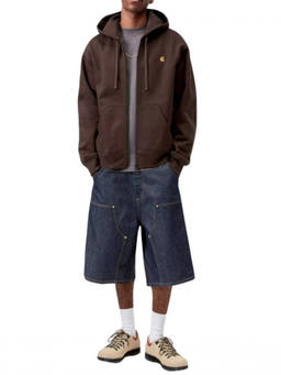 Carhartt - Brown Solid Hood Sweatshirt