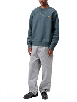 Carhartt - Blue Logo Crew Neck Sweatshirt