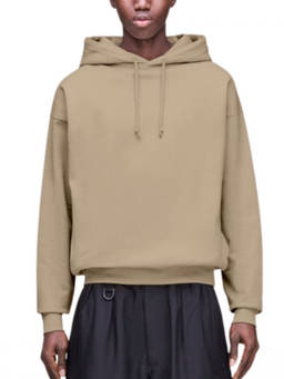 Y-3 - Brown Solid Hood Sweatshirt
