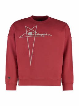 Rick Owens - Red Crew Neck Sweatshirts