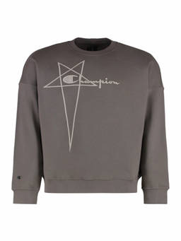 Rick Owens - Grey Crew Neck Sweatshirts