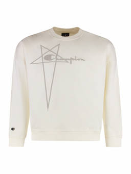 Rick Owens - Off White Crew Neck Sweatshirts