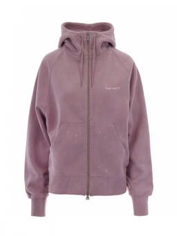 Carhartt WIP - Purple Logo Hood Sweatshirt