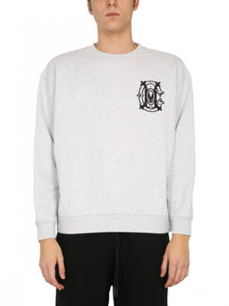 Marcelo Burlon - Light Grey Logo Sweatshirts