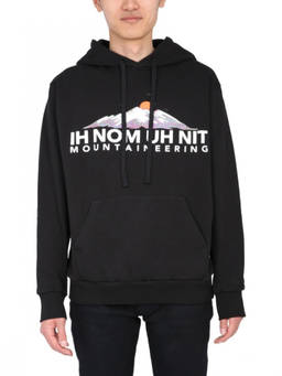 Ih Nom Uh Nit - Black Graphic Hood Sweatshirts