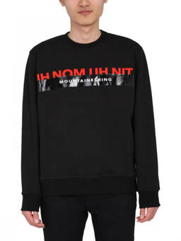 Ih Nom Uh Nit - Black Crew Neck Sweatshirts (S)