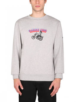 A.P.C. - Light Grey Graphic Sweatshirts (XS)