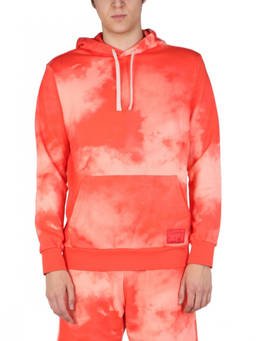 Paul Smith - Red Tie-Dye Hood Sweatshirts