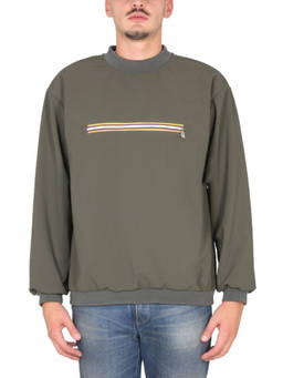 K-Way - Green Mock Collar Sweatshirts (L)