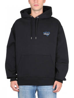 Department 5 - Black Logo Hood Sweatshirts